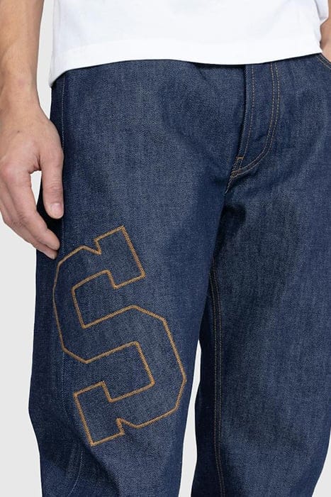 SAINTWOODS – PATCH RAW DENIM INDIGO BLUE 4