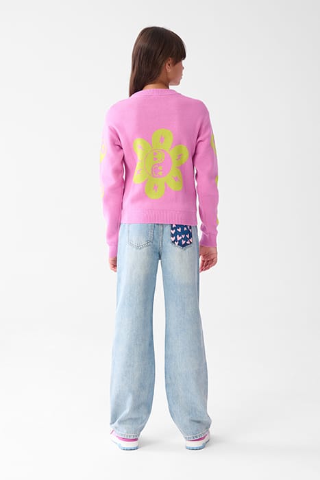 GAA-SBSMILE HEART PULLOVER LIMEGREEN 3