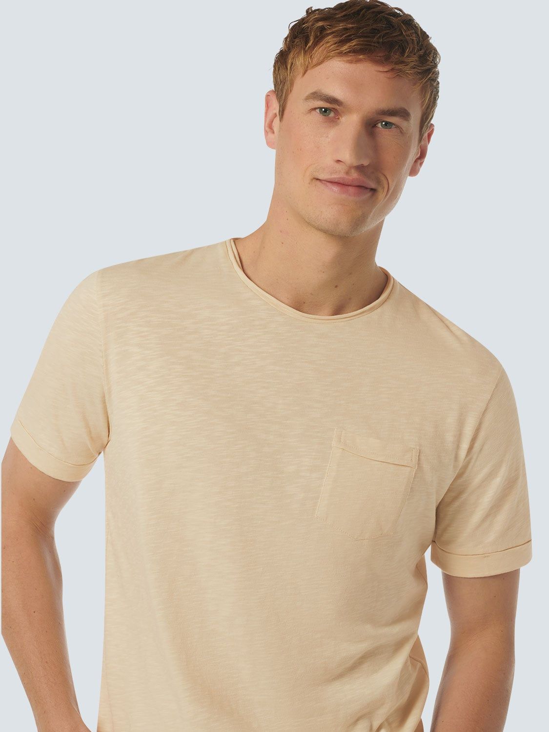T-SHIRT CREWNECK SLUB CREAM 6
