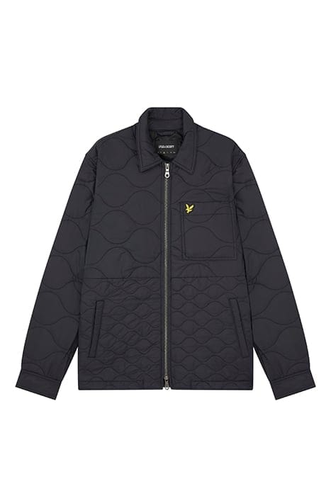 QUILTED OVERSHIRT BLACK ICE 4