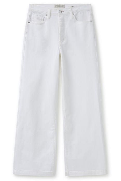 THE DAZE HIGHEST RISE WIDE LEG BLANC DE BLANC 3