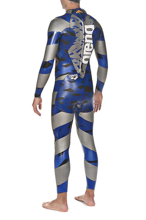 M SAMS CARBON WETSUIT SILVER-BLUE 4