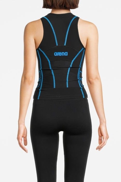 W TRITOP ST BLACK-TURQUOISE 2