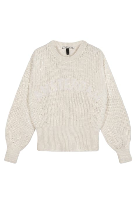 KNIT SWEATER AMSTERDAM ECRU 2