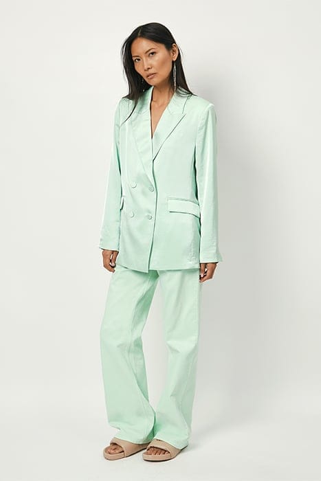 BELLA WIDE LEG JEANS PISTACHIO 4