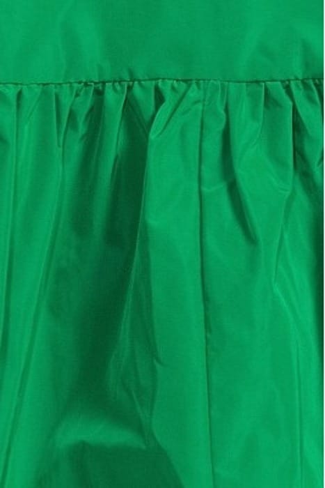 BTDWN ELBOWSL DRESS VOLANT HEM GREEN 5
