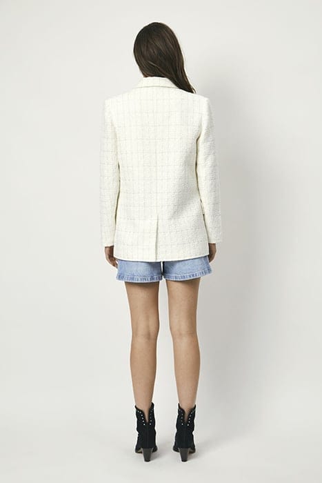 RENOIR BOUCLÉ BLAZER BUTTER CREAM 2