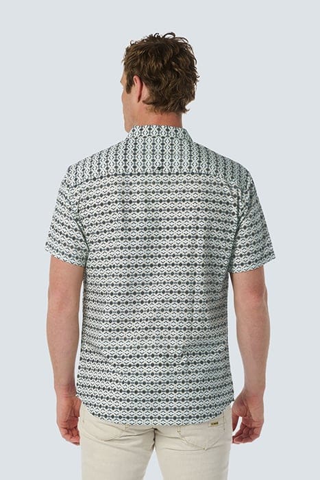 SHIRT SHORT SLEEVE RESORT COLLAR ALLOVER PRINTED SKY 2