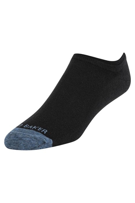 3PK MENS NON TERRY LINER BLACK 3