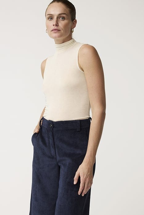 RIPPLE TOP ECRU 1