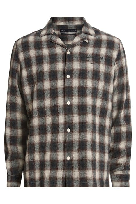 UNDRGRND LS CH SHIRT BISON RED 4