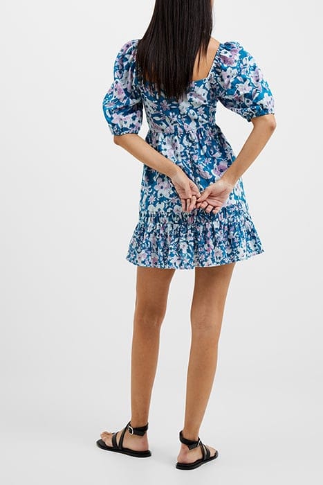 DREANNA COTTON MINI DRESS BLUE 2