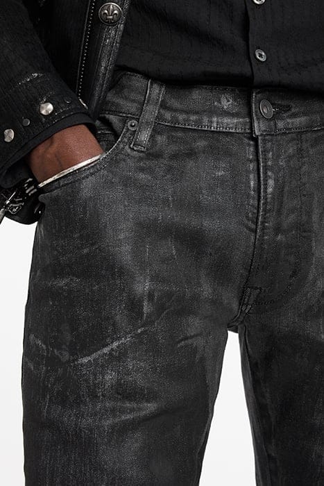 SKINNY FIT ROCKER WASH DENIM BLACK 3