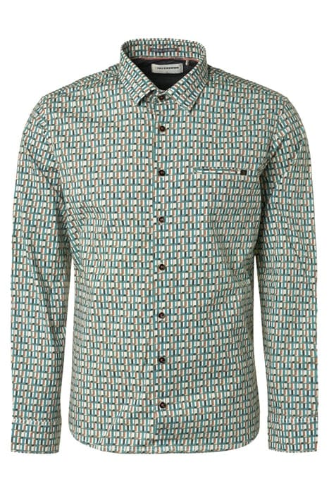 SHIRT STRETCH ALLOVER PRINTED ZINC 4