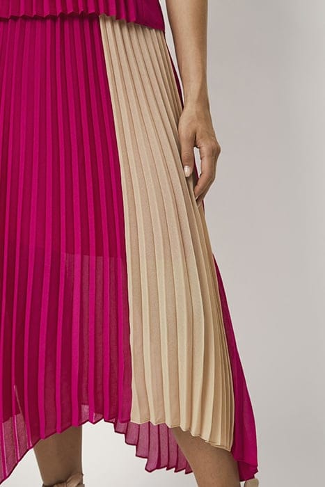 FARAWAY COLOURBLOCK SKIRT HIBISCUS PINK 5