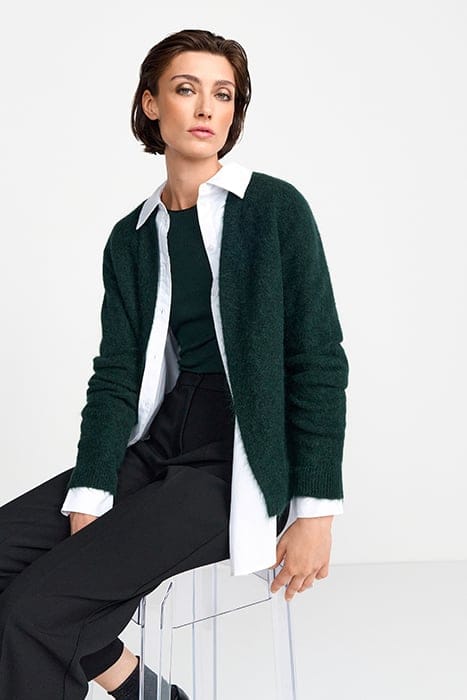 COZY CARDIGAN RECYCLED MIDNIGHT JADE 4