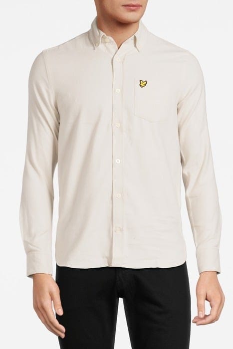 PLAIN FLANNEL SHIRT LIGHT MIST 1
