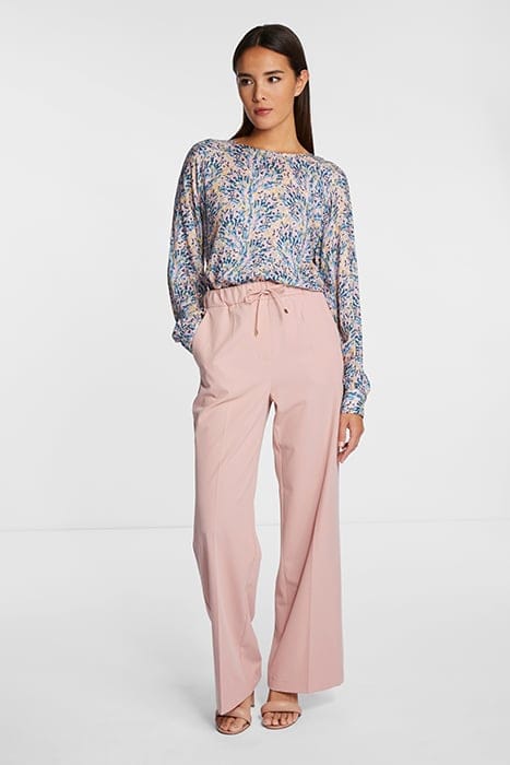 PRINTED BLOUSE WITH ROUND NECK ROSE QUARTZ 2