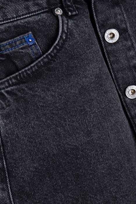 KLJ MINI SKIRT DENIM WASHED BLACK 3
