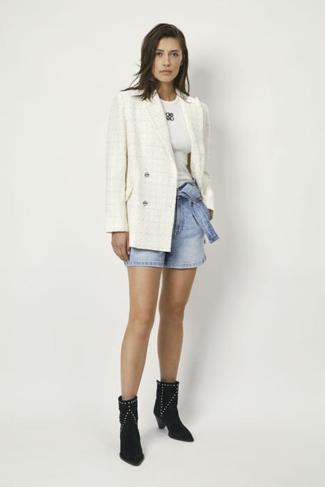 RENOIR BOUCLÉ BLAZER BUTTER CREAM 1