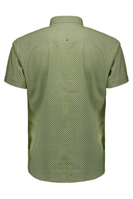SHIRT SHORT SLEEVE ALLOVER PRINTED LIME 5