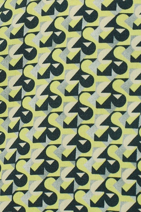 SHIRT SHORT SLEEVE ALLOVER PRINTED LIME 7