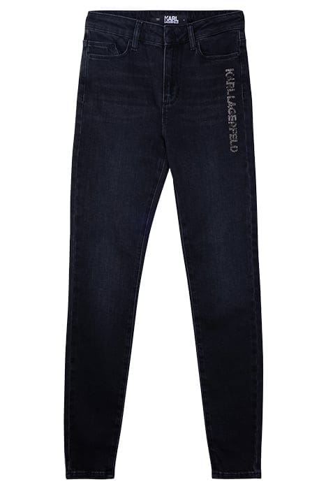 SKINNY LOGO DENIM BLACK 1