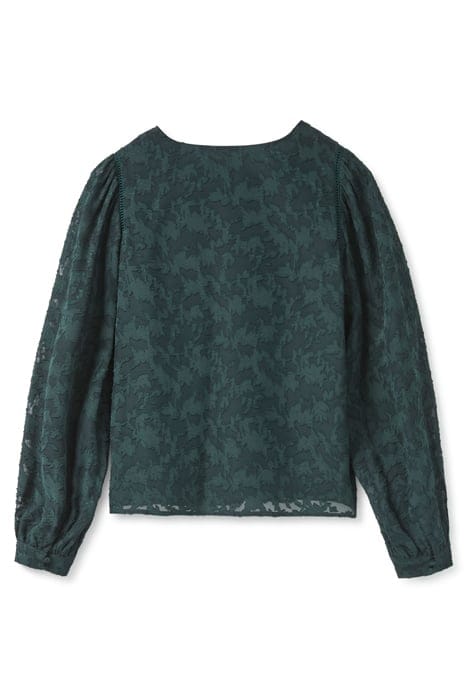 BLOUSE WITH LATTICE DETAIL SCARAB 3
