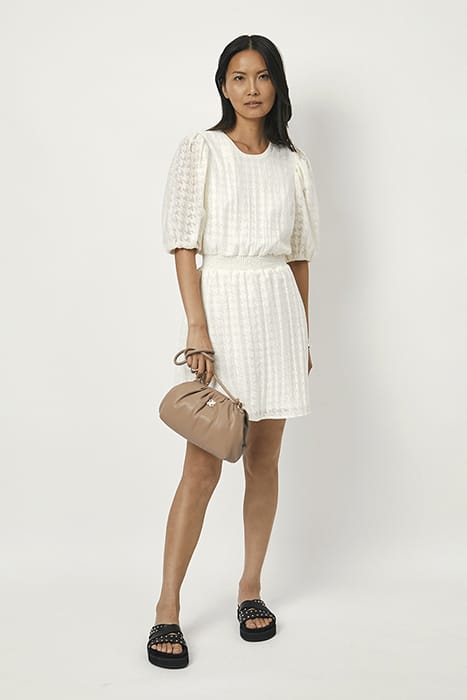 DAFFODIL BACK DETAIL DRESS BUTTER CREAM 1