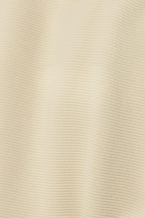 T-SHIRT CREWNECK SOLID JACQUARD CEMENT 7