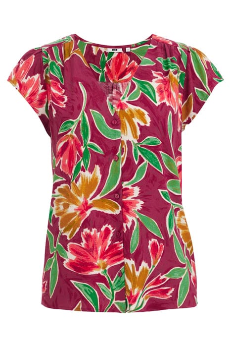 BLOUSE BRIGHT RED 4