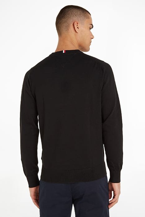 1985 STANDARD FIT CREW NECK SWEATER BLACK 2