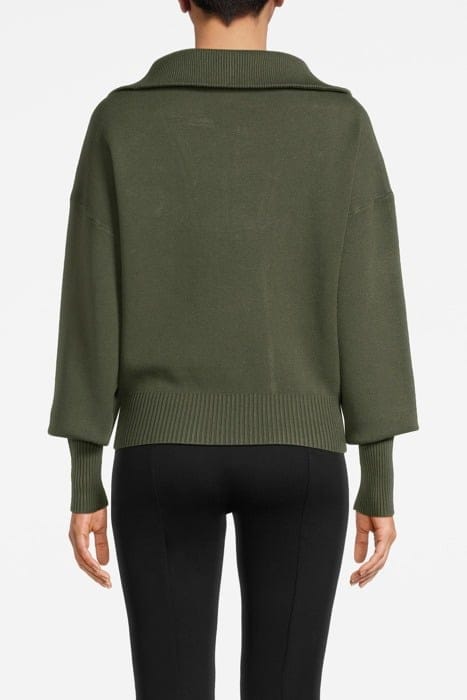 OLLY HALFZIP DEEP MOSS 2
