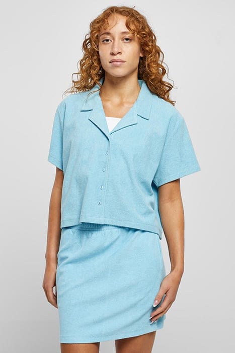 LADIES TOWEL RESORT SHIRT BALTICBLUE 1
