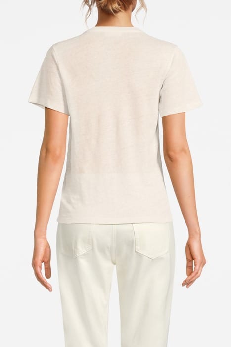 WATER ROUND NECK TEE CHAMPAGNE 2