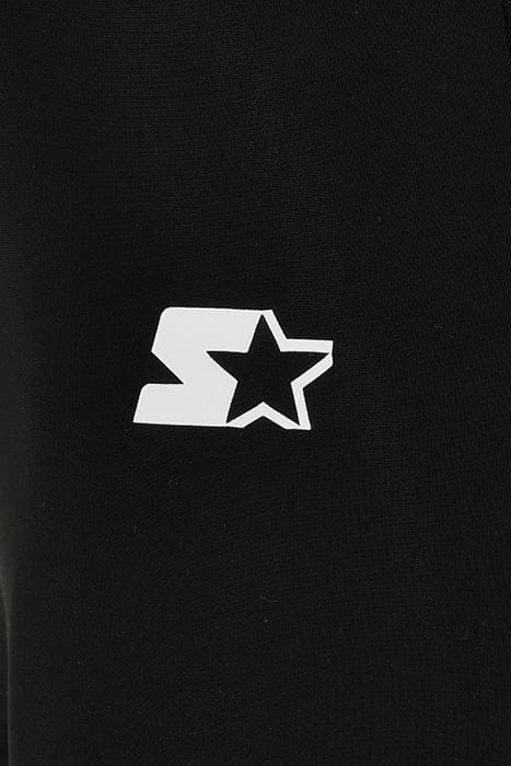 LADIES STARTER LOGO TAPE CYCLE SHORTS BLACK 8