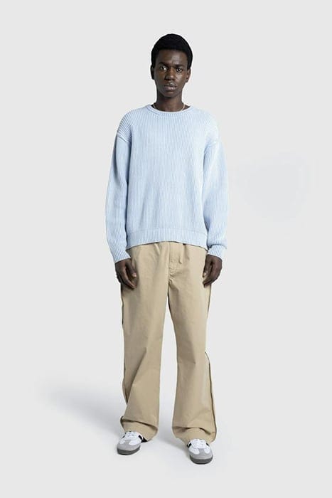 HIGHSNOBIETY HS05 – BRUSHED REVERSE PIPING TROUSER BEIGE 2