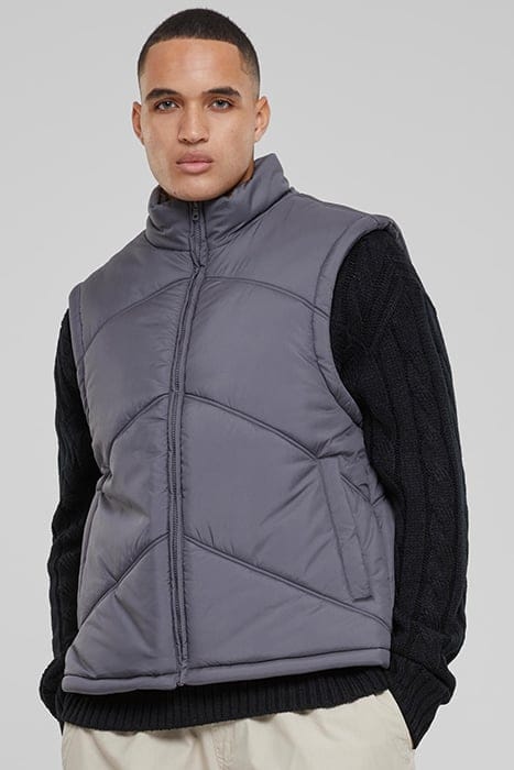 ARROW PUFFER VEST DARKSHADOW 1