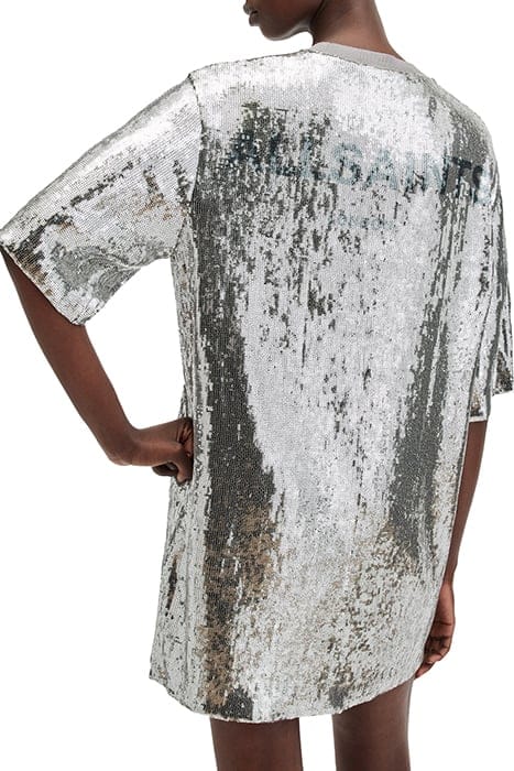 OPAL LOGO DRESS SILVER/BLACK 8