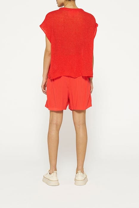 TEE THIN KNIT POPPY RED 3