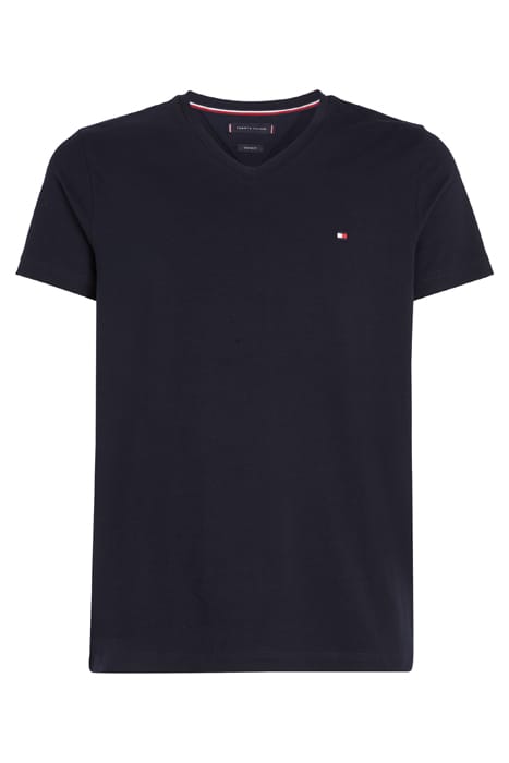 CORE STRETCH SLIM FIT V-NECK T-SHIRT DESERT SKY BLUE 3