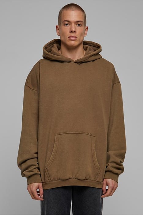ACID WASHED HOODY SUMMEROLIVE 1