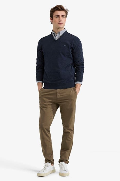 V-NECK SWEATER NAVY 2