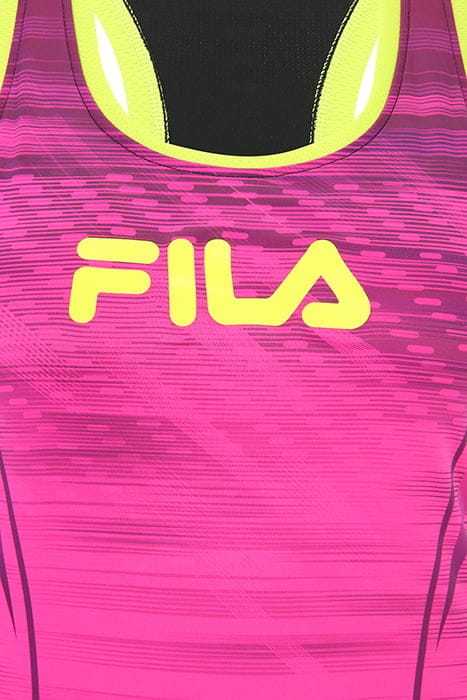 RANICA RUNNING TANK PINK GLO-BLACK 7
