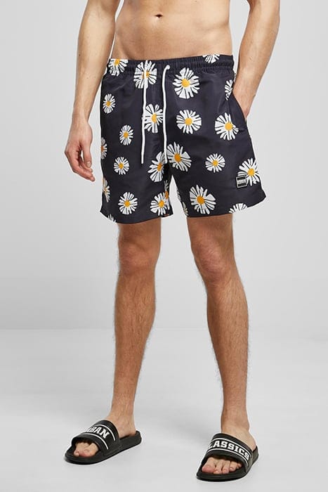 PATTERN SWIM SHORTS MIDNIGHTNAVYDAISY 1