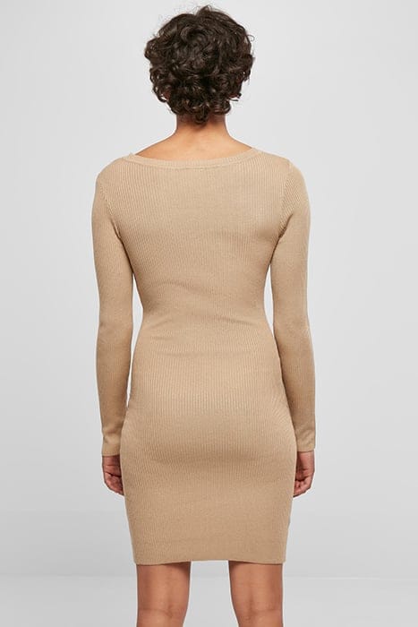 LADIES CUT OUT DRESS UNIONBEIGE 2