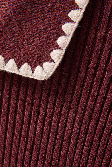 SWEATER CARDIGAN TAWNY PORT 7