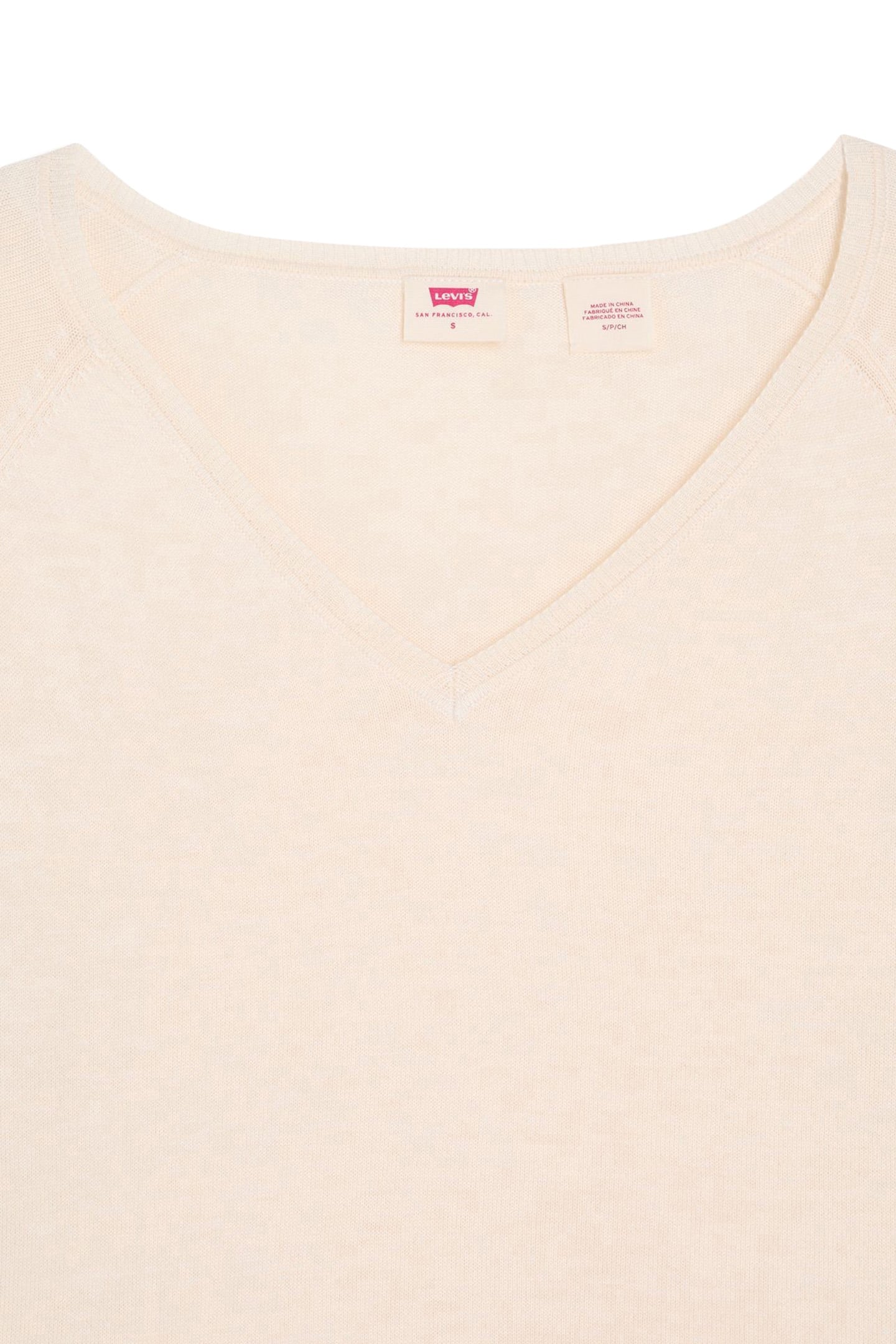 PETAL VNECK SWEATER WHITE SWAN TRIBLEND 5