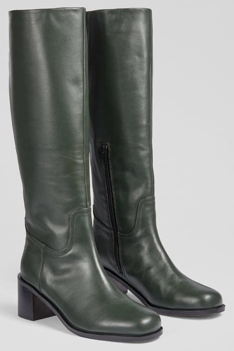 CLAUDE ROUNDED BOOTS KHAKI 4