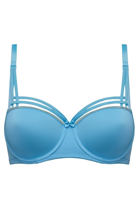 DAME DE PARIS BALTIC SEA AND GOLD BALCONY BRA 3